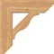 Ekena Millwork Funston Slat Smooth Bracket, Western Red Cedar, 5 1/2"W x 24"D x 24"H BKT06X24X24FST06SWR - alternate 2